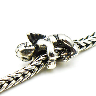 TROLLBEADS Cherub Bead Sterling Silver Charm TAGBE-30089