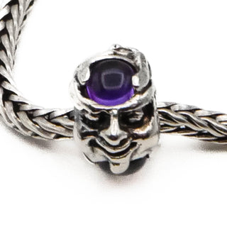 TROLLBEADS RARE Troll With Gems Bead Sterling Silver Charm