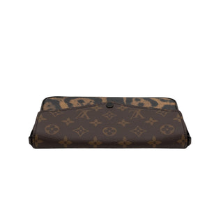 Louis Vuitton Monogram & Animal Print Leopard Pochette Felicie With Chain & Insert