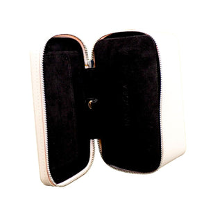 PANDORA Tan Leather Jewelry Travel Box