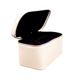 PANDORA Tan Leather Jewelry Travel Box