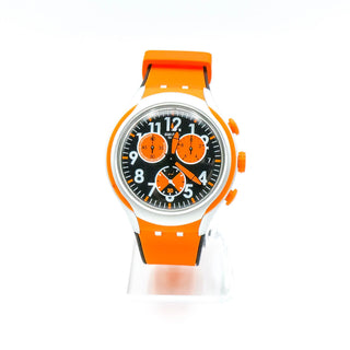 Swatch FEEL STRONG Irony XLITE Chrono Watch (YYS4003)