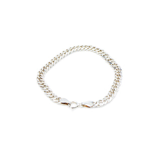 Sterling Silver Charm Bracelet With Lobster Clasp 7.1 Inches