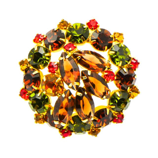 Vintage Juliana Shades of Fall Brooch