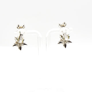 Vintage Signed Bogoff Clear Rhinestone Demi-Parure Necklace And Earrings Set