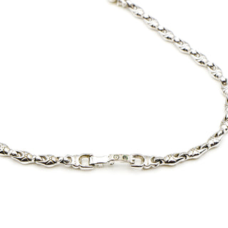 Vintage Signed Bogoff Clear Rhinestone Demi-Parure Necklace And Earrings Set