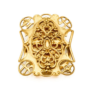 Vintage German Gold Tone Scarf Clip