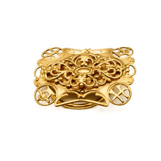 Vintage German Gold Tone Scarf Clip