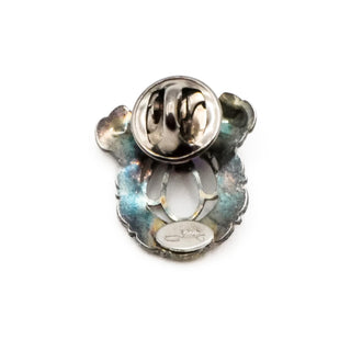 Vintage JANE Angel Pin With Red And Blue Crystals