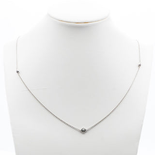Pandora Dazzling Dainty Droplets Sterling Silver Necklace