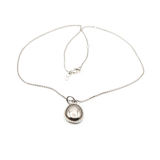 Pandora Retired Glamorous Legacy Amethyst Pendant And Sterling Silver Necklace