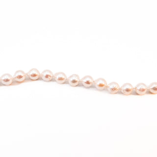 Vintage 23.5-Inch Cultured Freshwater Pink 8mm Pearl Necklace