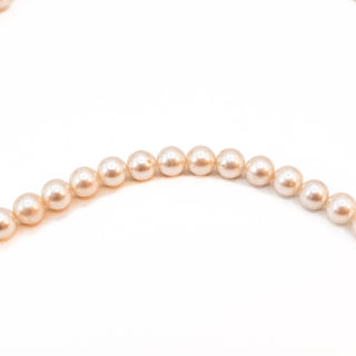 Vintage 37-Inch Simulated White Pearl Necklace