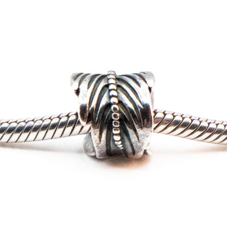 PANDORA Rolling Feather Sterling Silver Charm