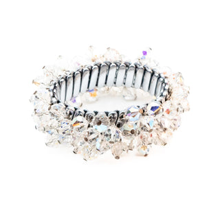 Dazzling 1950s Vintage Aurora Borealis Stretch Bracelet – Made in Japan