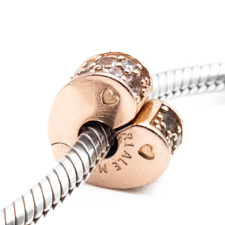 PANDORA Rose ™ Retired Arcs of Love Heart Shaped Clip