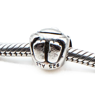 PANDORA Retired Penguin Sterling Silver Charm Animal Bead