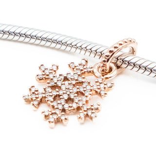 PANDORA ROSE™ Retired Sparkling Snowflake Pendant