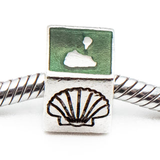 Jennifer's Block Island Sterling Silver Seashell Charm Bead