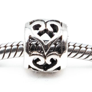 Charm Company Filigree Heart Sterling Silver Charm Bead