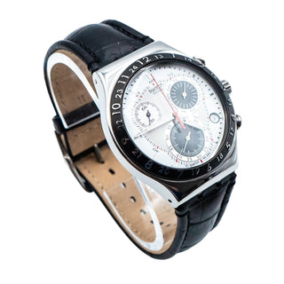 Swatch RARE Irony Chrono Crop Up Watch YCS508