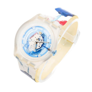 Swatch Jelly In Jelly Swatch Blue (Blue Man Group) Watch SUJK104C