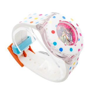 Swatch Scuba Libre Happy Dots Multi-Color Polka Dots Ladies Watch SUUK108