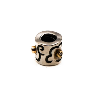 PANDORA Rare Life's Path Retired Sterling Silver Charm With 14K Gold And Diamonds