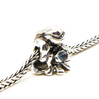 TROLLBEADS Rare The Seer Bead Sterling Silver Charm