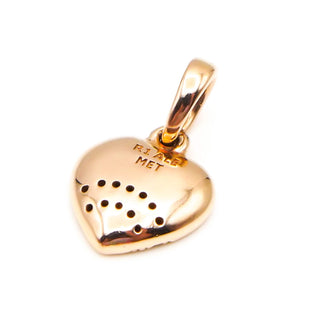 PANDORA Rose Fan of Love Heart Pendant with Clear Zirconia