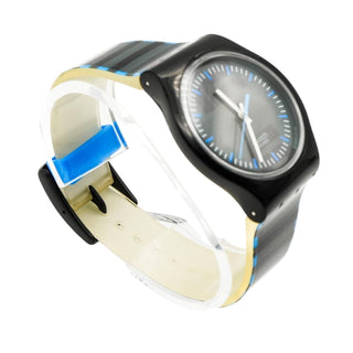 Swatch Jelly In Jelly 80's Stripes Watch SUJB102