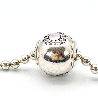 Pandora ESSENCE Leo Zodiac Sterling Silver Charm With Clear Zirconia