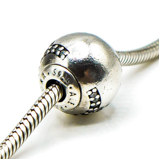 Pandora ESSENCE Pisces Zodiac Sterling Silver Charm With Clear Zirconia