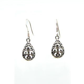 Sterling Silver Filigree Dangle Earrings