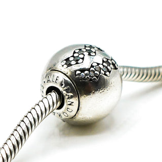 Pandora ESSENCE Aquarius Zodiac Sterling Silver Charm With Clear Zirconia