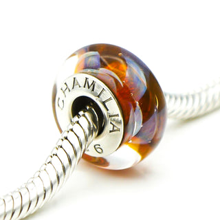 CHAMILIA Cinnamon Stick Murano Glass Charm OB-134
