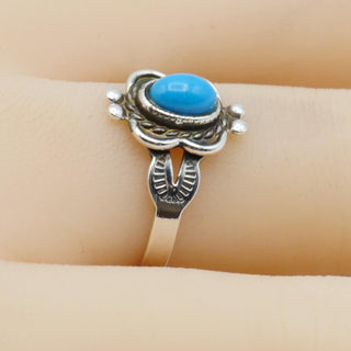 Vintage JOSEPH ESPOSITO Turquoise Sterling Silver Ring Size 7