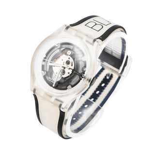 Swatch Jelly In Jelly Black Vibration Watch SUJK105