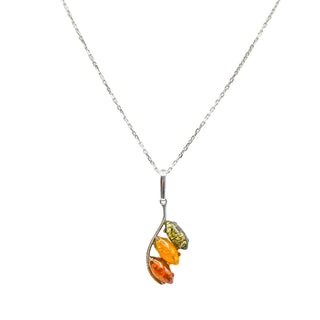 Sterling Silver Baltic Amber Pendant