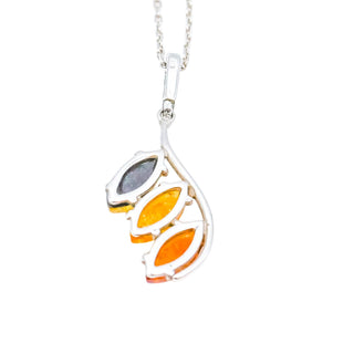 Sterling Silver Baltic Amber Pendant