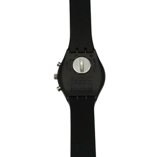 Swatch Blackino Irony Midi Chrono Watch (YMB4000)