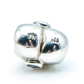 Pandora Heart Sterling Silver Charm With Pink Cubic Zirconia