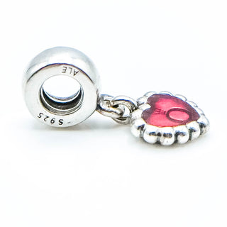 Pandora Fuchsia Pandora Forever Sterling Silver Dangle Charm