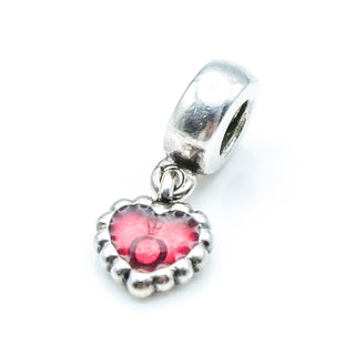 Pandora Fuchsia Pandora Forever Sterling Silver Dangle Charm