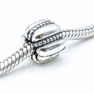 PANDORA Dots & Ridges Sterling Silver Clip Charm
