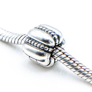 PANDORA Dots & Ridges Sterling Silver Clip Charm
