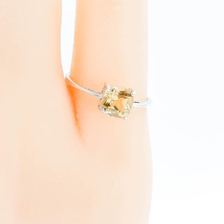 Sterling Silver Citrine Ring Size 6