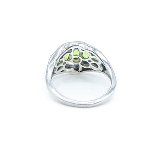 Sterling Silver Chrome Diopside Ring Size 7