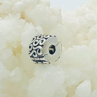 PANDORA "S" Pattern Sterling Silver Clip Charm #790338S