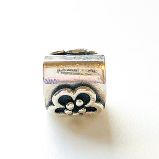 PANDORA DAISY CHARM Bead #790187 Sterling Silver Retired